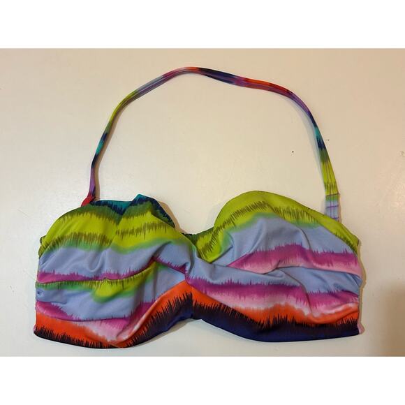 Women’s Victoria’s Secret multi color bathing suit top size 34d - Picture 1 of 3